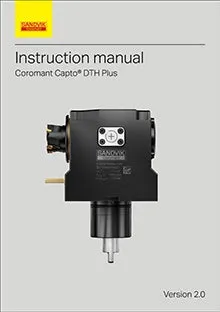 Instrukcja obsługi Coromant Capto® DTH Plus
