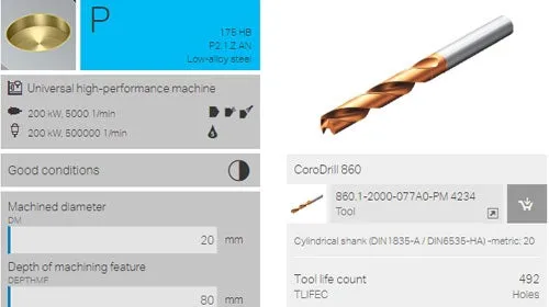 Aplikacja CoroPlus® ToolGuide